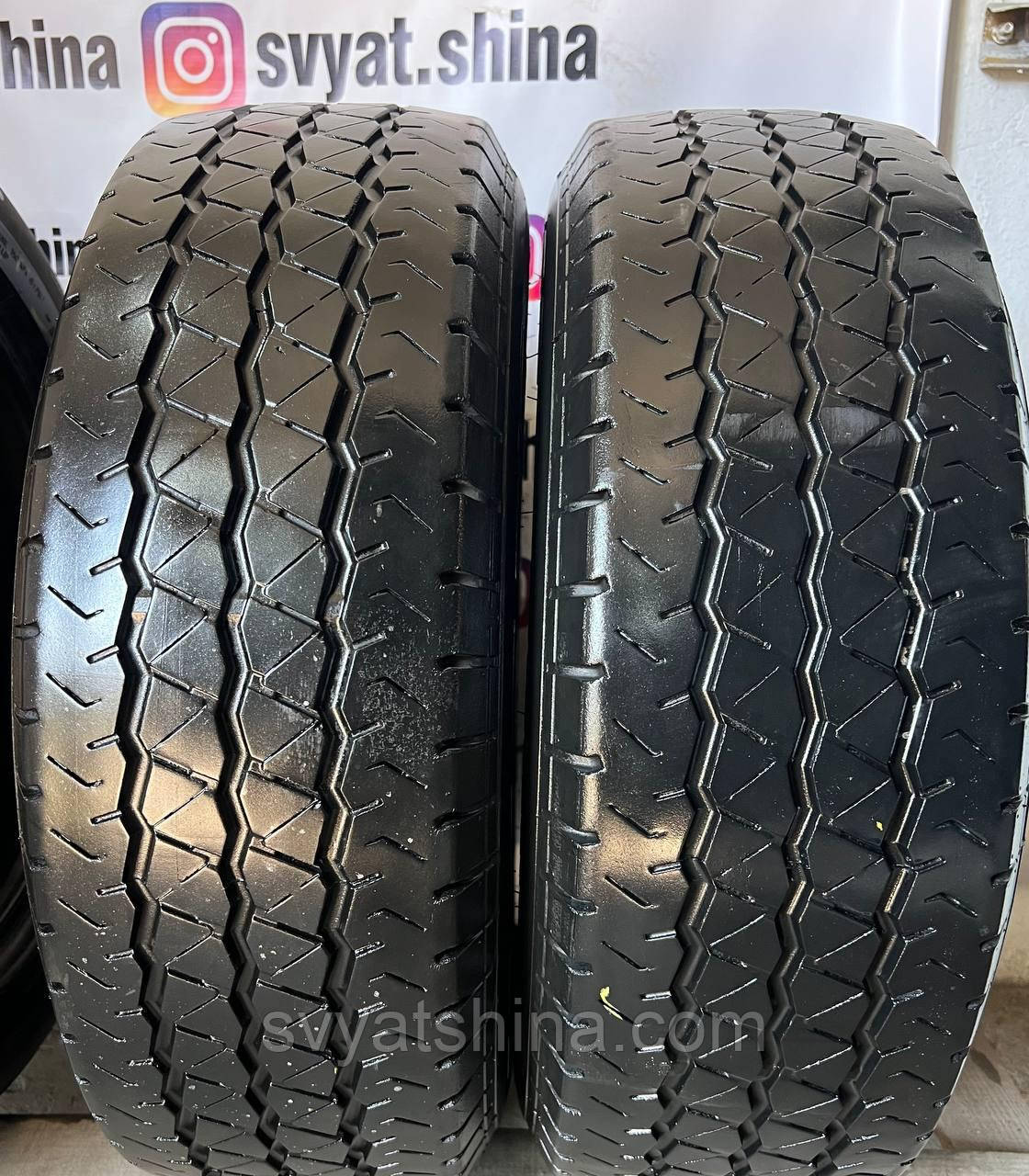 Шини б/у YOKOHAMA DELIVERY STAR 818 215/70R15C літні, залишок 6.5-6.1 мм, рік випуску 2014