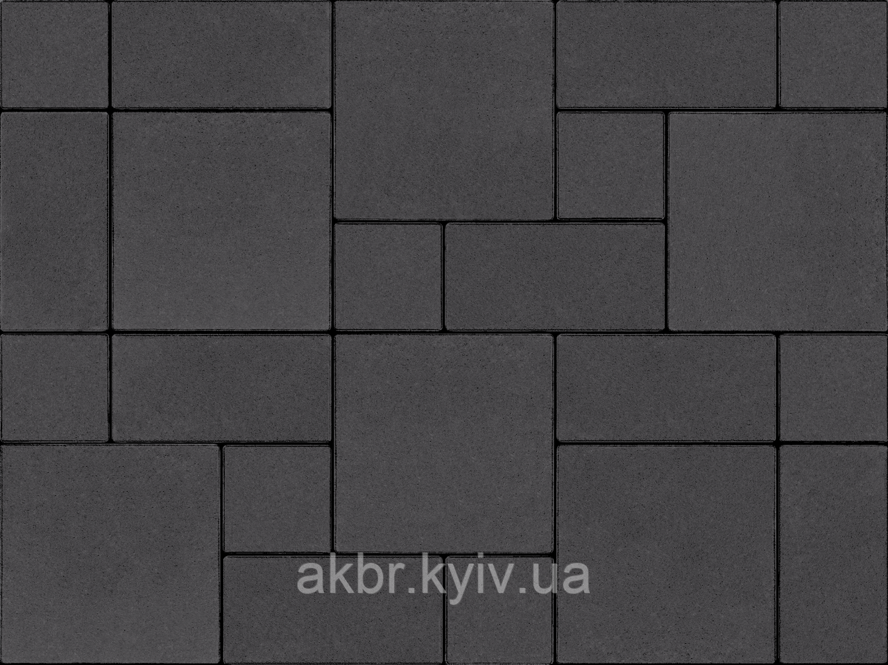 Тротуарна плитка Лайнстоун Графіт, фото 1