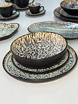 Тарілка велика керамічна обідня з бортиками Паноптікон 26.5 см арт. 101-0474, фото 3