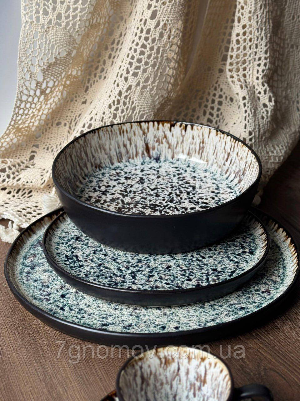 СІМЕЙНИЙ НАБІР ПАНОПТІКОН (6 ВЕЛИКИХ ТАРІЛОК + 6 МАЛИХ ТАРІЛОК + 6 МИСОК)