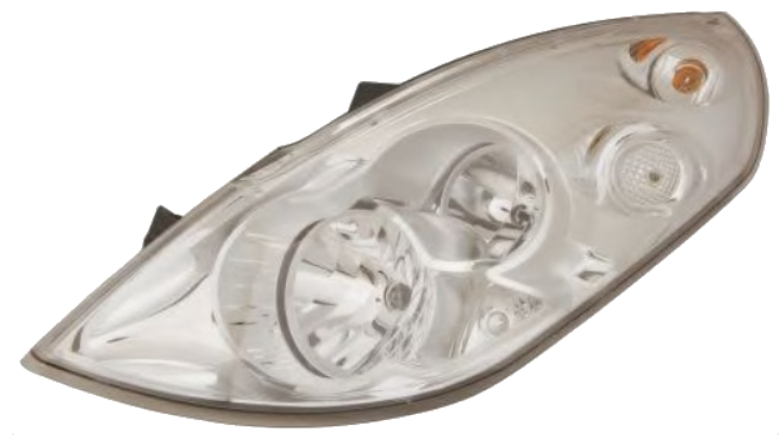 Фара ліва Opel Movano 10-21 Depo H7/H7/H1/PY21W/W5W, -лампа, -кор., тип HELLA, фото 1