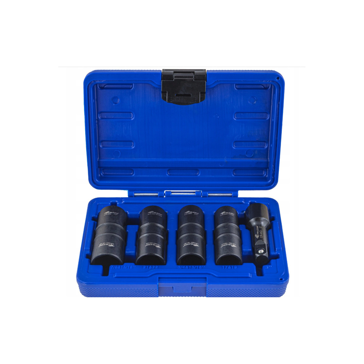 Набір ударних головок насадок для алюмінієвих дисків 1/2" двосторонніх 17–22 мм Falcon F08524, фото 1