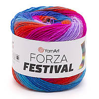 YarnArt FORZA FESTIVAL (Ярнарт Форза Фестиваль) №2913 (Пряжа напіввовняна для шкарпеток, нитки для в'язання)