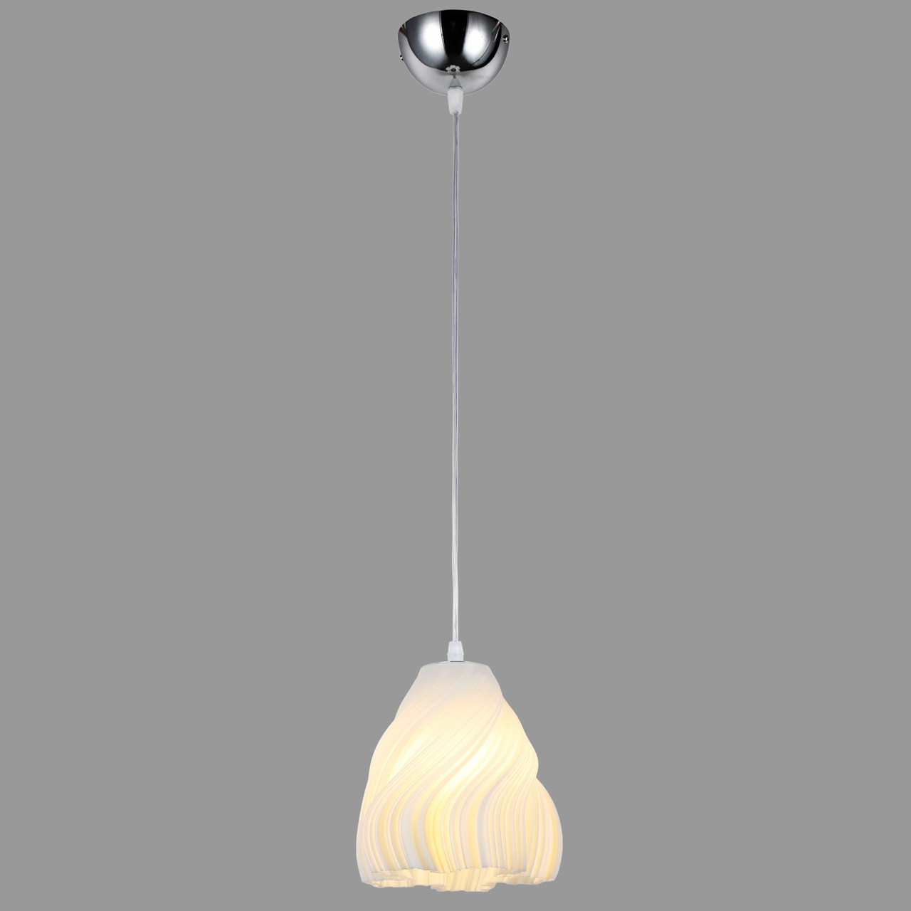 Підвісний світильник 3Д плафон 19см (99-1002-1 3D WH)