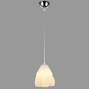 Підвісний світильник 3Д плафон 19см (99-1002-1 3D WH), фото 1