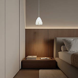 Підвісний світильник 3Д плафон 19см (99-1002-1 3D WH), фото 2