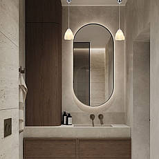 Підвісний світильник 3Д плафон 19см (99-1002-1 3D WH), фото 3