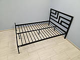 Ліжко Кінгстон 160*190 металеве LOFT, фото 4