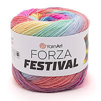 YarnArt FORZA FESTIVAL (Ярнарт Форза Фестиваль) №2915 (Пряжа напіввовняна для шкарпеток, нитки для в'язання)