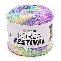 YarnArt FORZA FESTIVAL (Ярнарт Форза Фестиваль) №2916 (Пряжа напіввовняна для шкарпеток, нитки для в'язання)