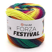 YarnArt FORZA FESTIVAL (Ярнарт Форза Фестиваль) №2917 (Пряжа напіввовняна для шкарпеток, нитки для в'язання)