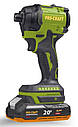 Акумуляторний безщітковий гвинтоверт Procraft PS20 (1 Акумулятор 20 В, 2 А/год і Зарядний пристрій), фото 2