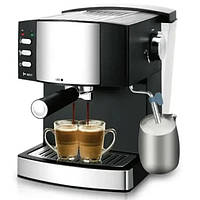 Кавоварка електрична Domotec MS-113, 850Вт. Рожкова кава машинка розмір резервуару для води 1.6 л.