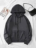 Жіноча стильна тепла толстовка на молнії Milano, фото 4