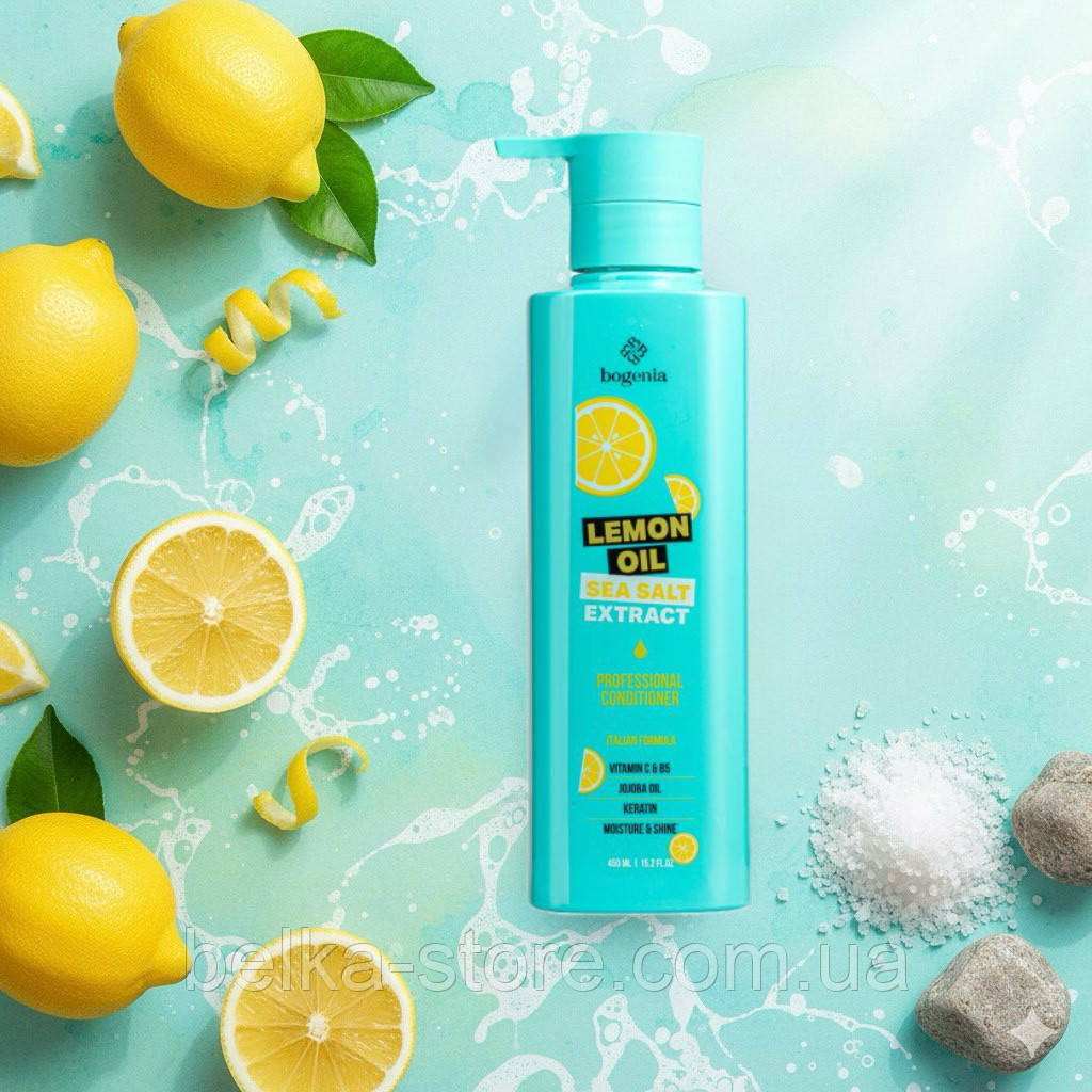 Кондиціонер  для волосся Bogenia Lemon Oil & Sea Salt, фото 1