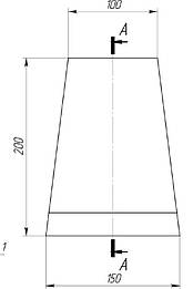 Чистик до борони Корвет 200х150х100мм s=8мм накладки