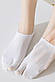 Шкарпетки сліди табі жіночі 36-40 Velina Apmi білий, фото 6