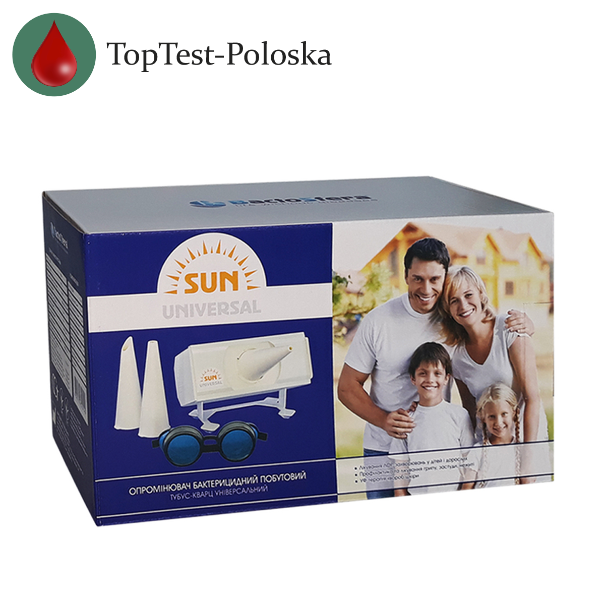 Опромінювач бактерицидний для дорослих Sun Universal (BactoSfera), фото 1