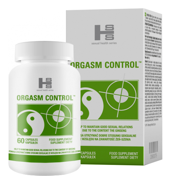 Дієтична добавка для подовження статевого акту Sexual Health Series Orgasm Control 60 капсул, Польща