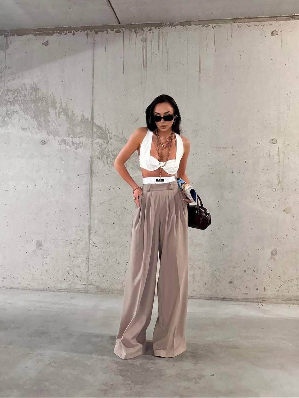 Жіночі штани; Колір — сірий і моко; Розміри — 42-44 і 44-46;, фото 1