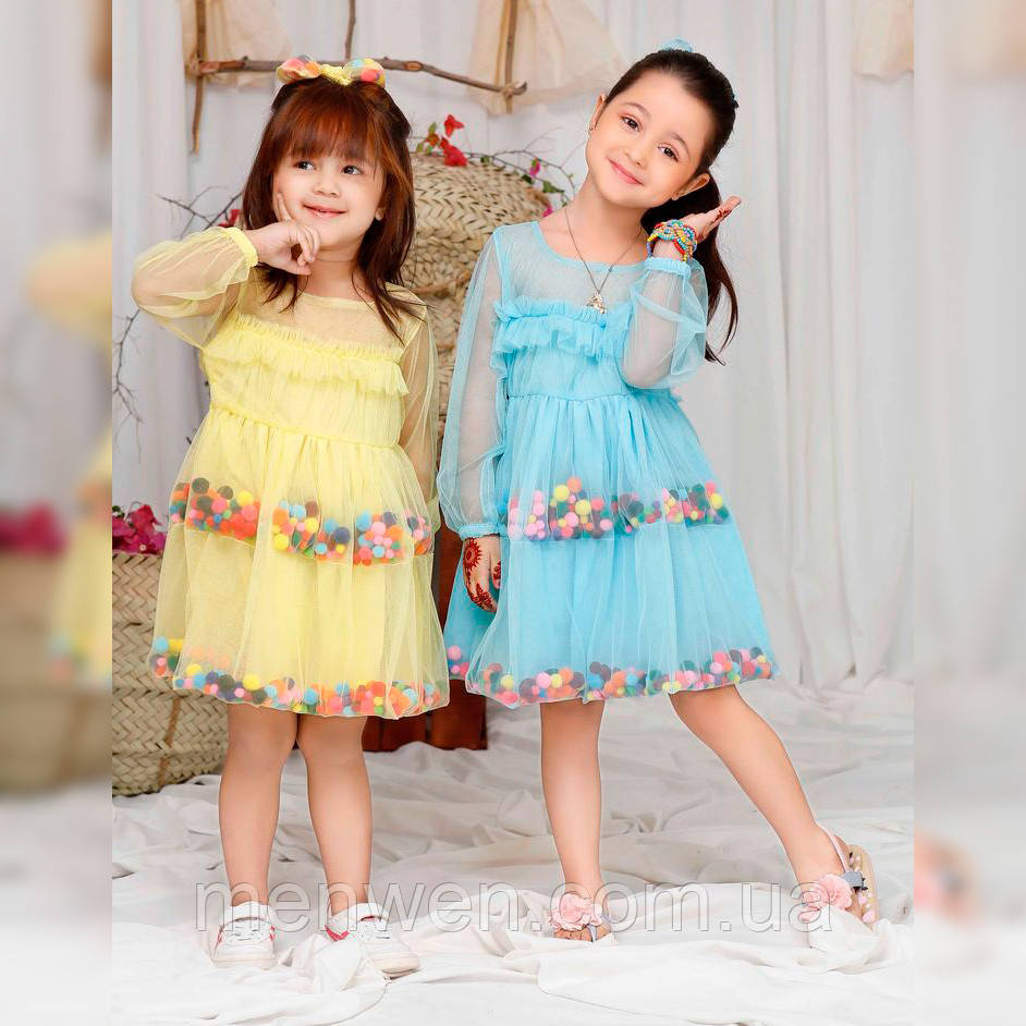 Святкове пишне плаття з фатину "Іскорка" (різні розміри і кольори), фото 1