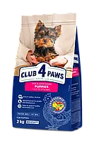 Сухий корм Club 4 Paws Premium Клуб 4 лапи для цуценят малих та мініатюрних порід, курка 2 кг
