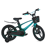 Велосипед двоколісний дитячий 18 дюймів (магнієва рама, складання 75%) Profi Stellar MB 181020-11 Бірюзовий, фото 2