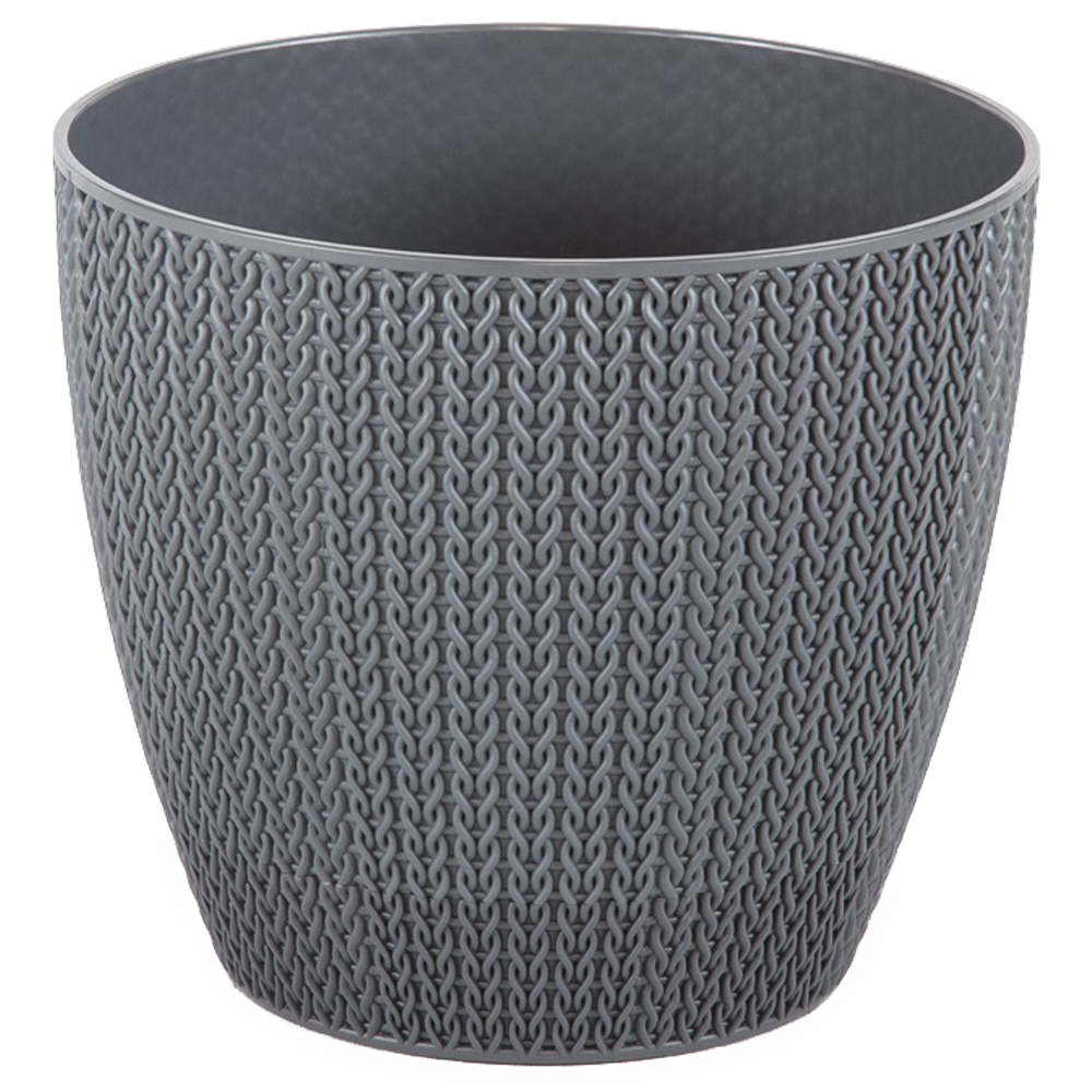 Вазон для квітів SUMELA 5л (20-SLM401102-200100), антрацит, Serinova, Арт.66202