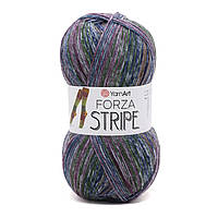 YarnArt FORZA STRIPE (Ярнарт Форза Стріп) №2801 (Пряжа напіввовна для шкарпеток, нитки для в'язання)