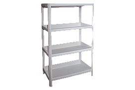 Полиця для взуття 4 секціїї, Біла роза, Арт.66190