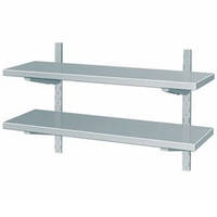 Полиця нерж. 2х ярусна 1000*300, Арт.66186