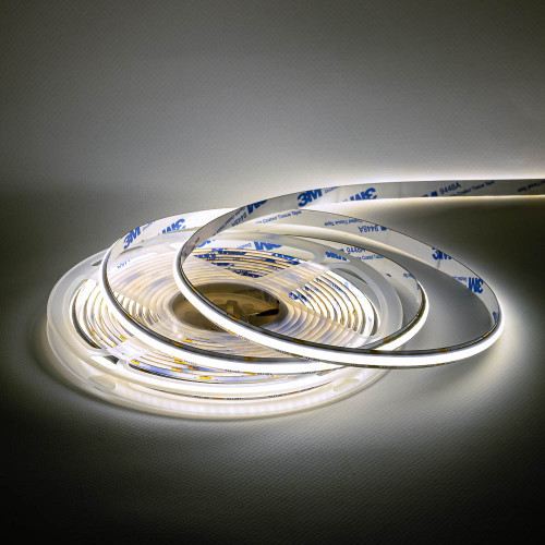 COB світлодіодна стрічка 6000K 24V 10W 1300Lm 256LED/м IP20 8мм, фото 1