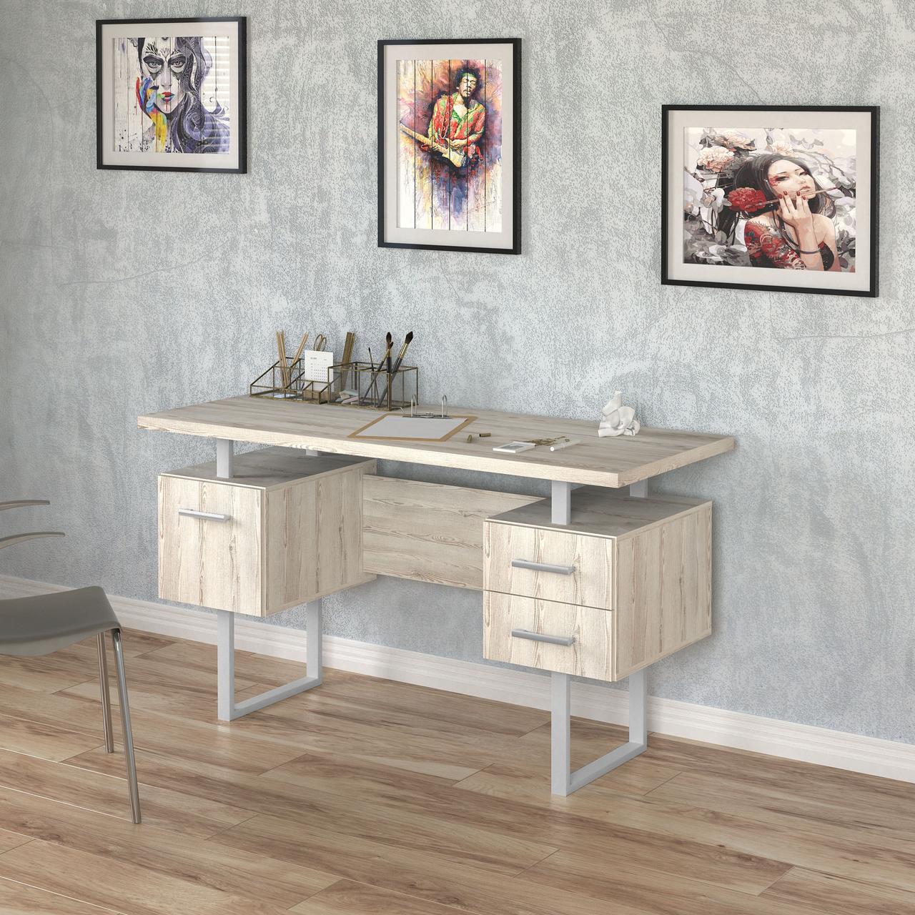 Стіл письмовий для в офісу та дому Лофт №1 1400*780*570 мм, фото 1