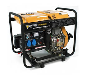 Генератор 4-тактний дизельний Forte FGD6500E 4.8 кВт 406 куб.см генератор для електропостачання