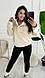 Жіночий батнік; Кольори: графіт, беж, чорний, молоко, молочний; Розміри: 42-44, 46-48 ;, фото 4