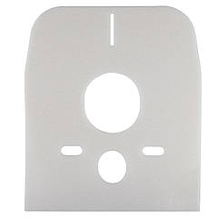 Шумоізляційна прокладка для інсталяцій з підвісними унітазами/біде CERSANIT, Польща