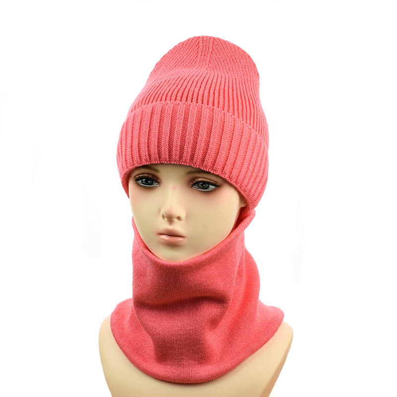 Комплект Шапка+Снуд  "Софі"  кораловий