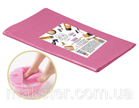 Чохли на педикюрну ванночку Panni Mlada, рожеві, 50×70 см, 100 шт/уп., фото 1