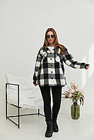 Сорочка тепла для вагітних із байки карта чорно-біла