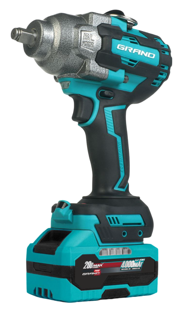 Акумуляторний гайковерт GRAND АГ-1100UBL-1 (BRUSHLESS) | ORIGINAL, фото 1