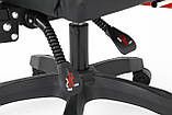 Комп'ютерне крісло з карбоновими вставками + ПІДНІЖКА Quattro Gaming CARBON ЧОРНО-ЧЕРВОНЕ, фото 10
