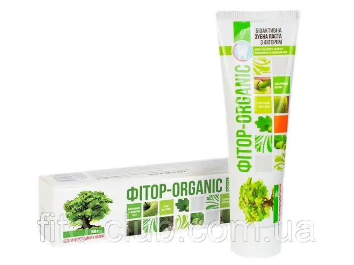 Зубна паста Фітор-органік ORGANIC 100 гр