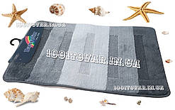 Набір із 2 килимків у ванну Banyolin 80х50 і 40х50 см. сірий колір