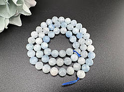 Аквамарин 6 мм, гранований, 60 шт./нитка