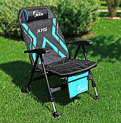 Крісло коропове рибальське складане з чохлом 61*63*93см/Сул туристичний складаний JBD-07