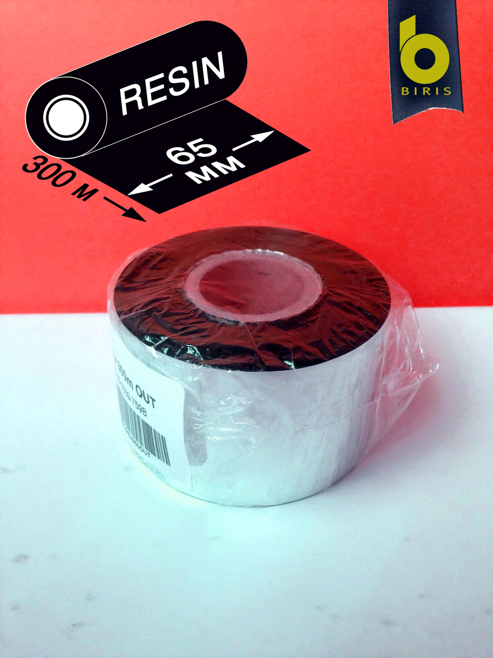 Ріббон RESIN (для нейлону) 65 мм х 300м, фото 1