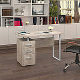 Стіл письмовий Лофт №3 з трьома шухлядами для дому та офісу  110*78*57 см, фото 2