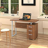 Стіл письмовий Лофт №3 з трьома шухлядами для дому та офісу  110*78*57 см, фото 4