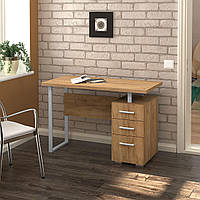 Стіл письмовий Лофт №3 з трьома шухлядами для дому та офісу  110*78*57 см