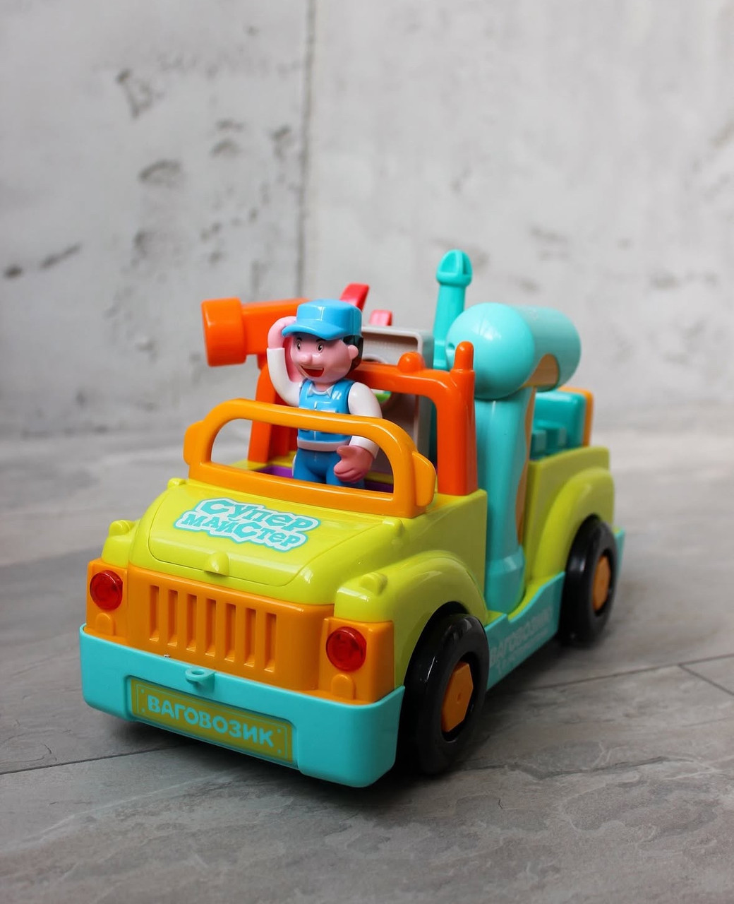 Дитяча машинка конструктор Hola 6109 з інструментами 30 см, фото 1